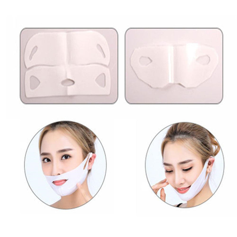 4D Ear-hanging Double V Face Lifting Firming Hydrogel Mask