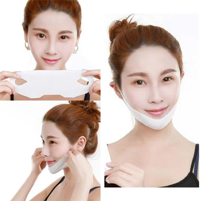 4D Ear-hanging Double V Face Lifting Firming Hydrogel Mask