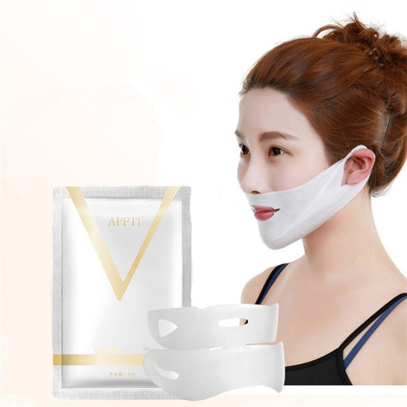 4D Ear-hanging Double V Face Lifting Firming Hydrogel Mask